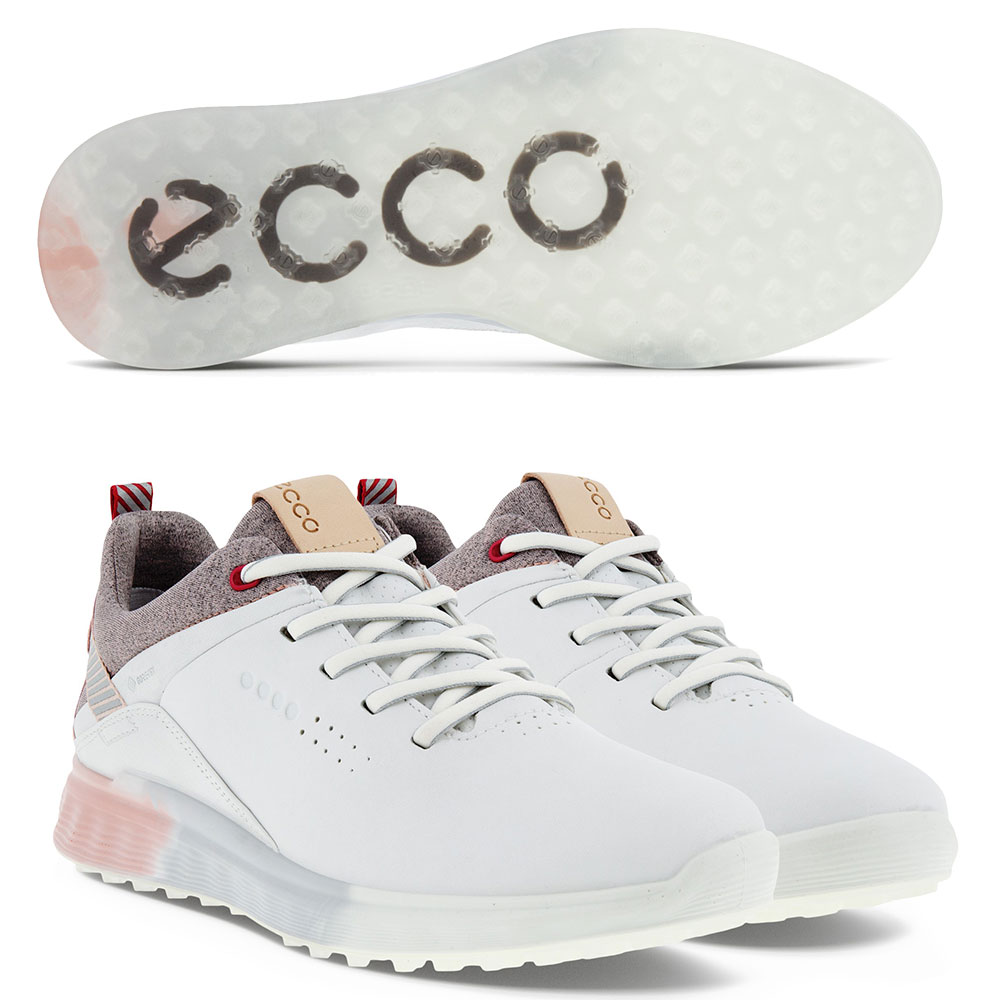 'Ecco Golf S-Three Gore Tex Damen Golfschuh weiss/rosa' 'Ecco Golf S-Three Gore Tex Damen Golfschuh weiss/rosa' von 'Ecco Golf'
