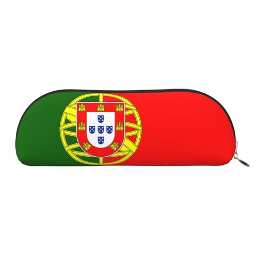 EdWal Make-up-Tasche mit portugiesischer Flagge, stilvolles Federmäppchen für Damen, Reise-Kosmetiktasche, Dorado, Talla única, Kulturbeutel von EdWal