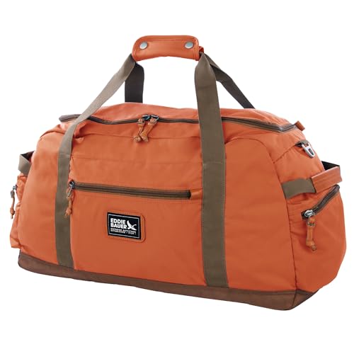 Eddie Bauer Bygone Reisetasche aus robustem Polyester/Nylon mit U-förmigem Hauptfach, mittelgroß, 45 l, Terrakotta, Einheitsgröße Eddie Bauer Bygone Reisetasche aus robustem Polyester/Nylon mit U-förmigem Hauptfach, mittelgroß, 45 l, Terrakotta, Einheitsgröße von Eddie Bauer
