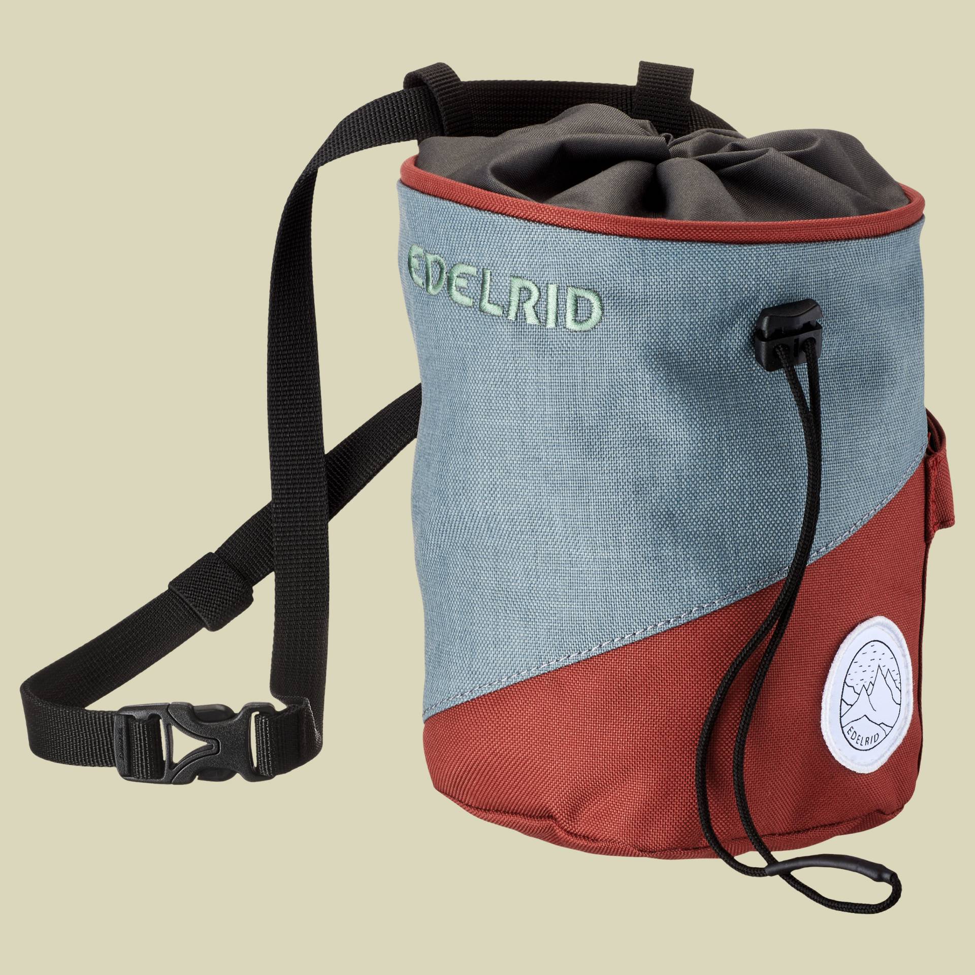 Chalk Bag Monoblock grau one size - red-stone Chalk Bag Monoblock grau one size - red-stone von Edelrid