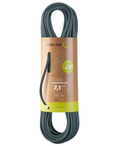 EDELRID Skimmer Eco Dry 7,1mm Halbseil, Night, 50m von EDELRID