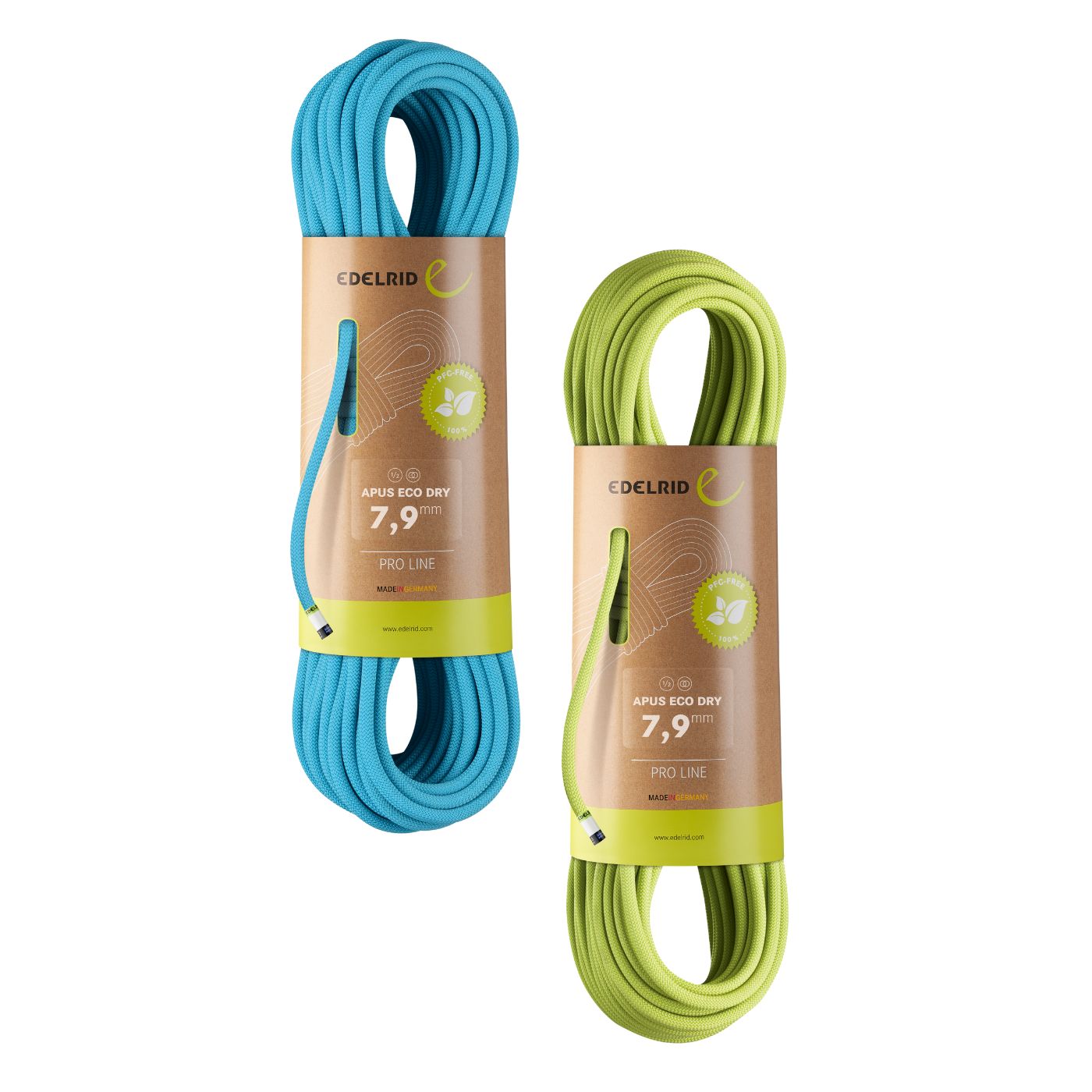 Edelrid Halbseil-Set Apus - 1x Oasis 50 m, 1x Icemint 50 m Edelrid Halbseil-Set Apus - 1x Oasis 50 m, 1x Icemint 50 m von Edelrid