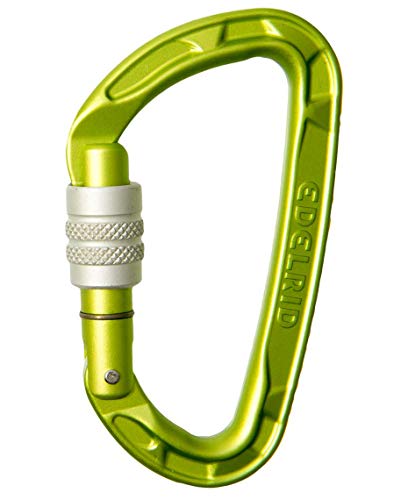 Edelrid Unisex – Erwachsene Karabiner Pure Screw eloxiert, Oasis, einheitlich von EDELRID