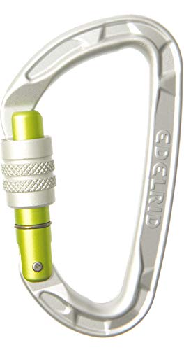 Edelrid Unisex – Erwachsene Karabiner Pure Screw Silver, einheitlich von EDELRID