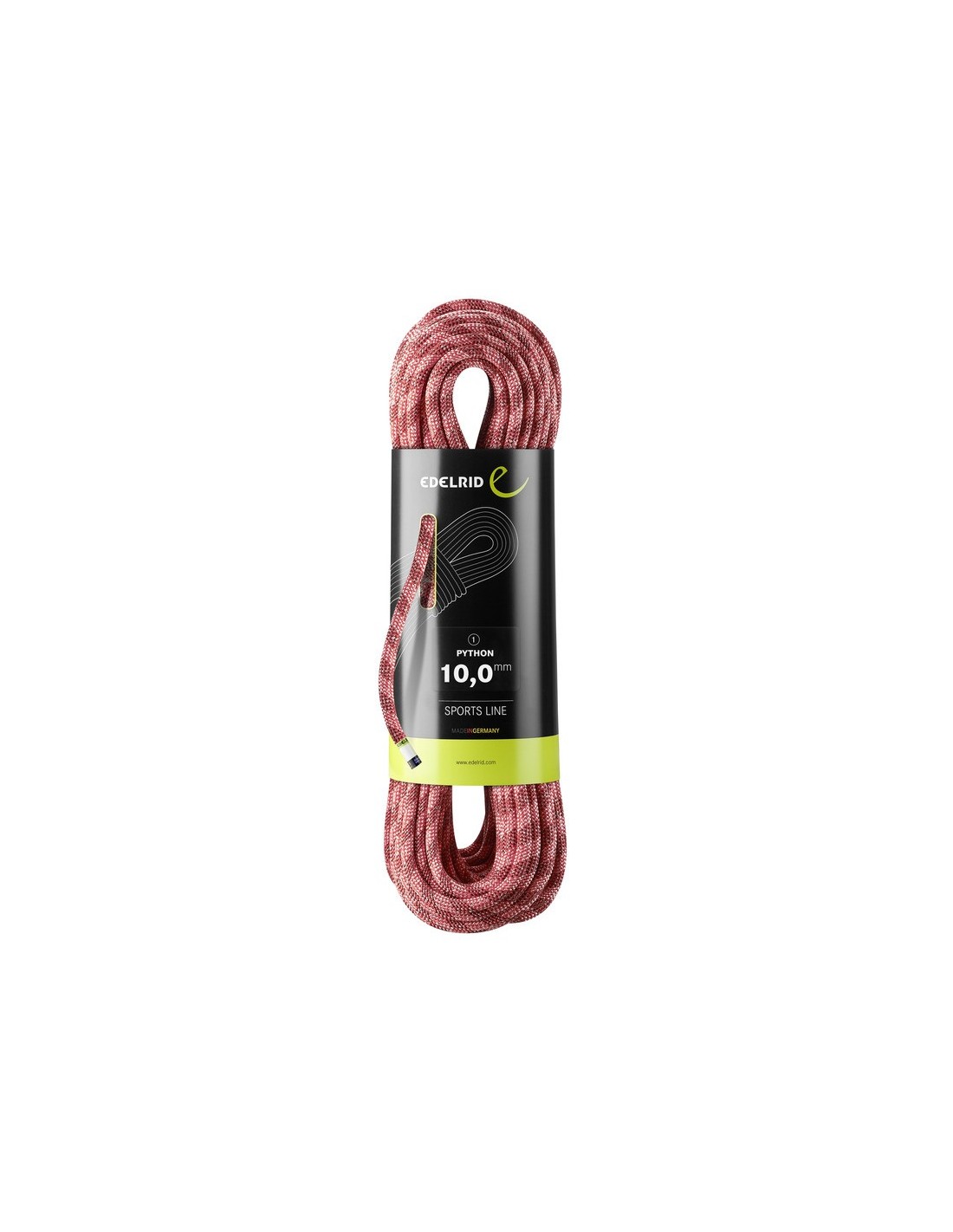 Edelrid Kletterseil Python 10.0mm, red, 40 Meter von Edelrid