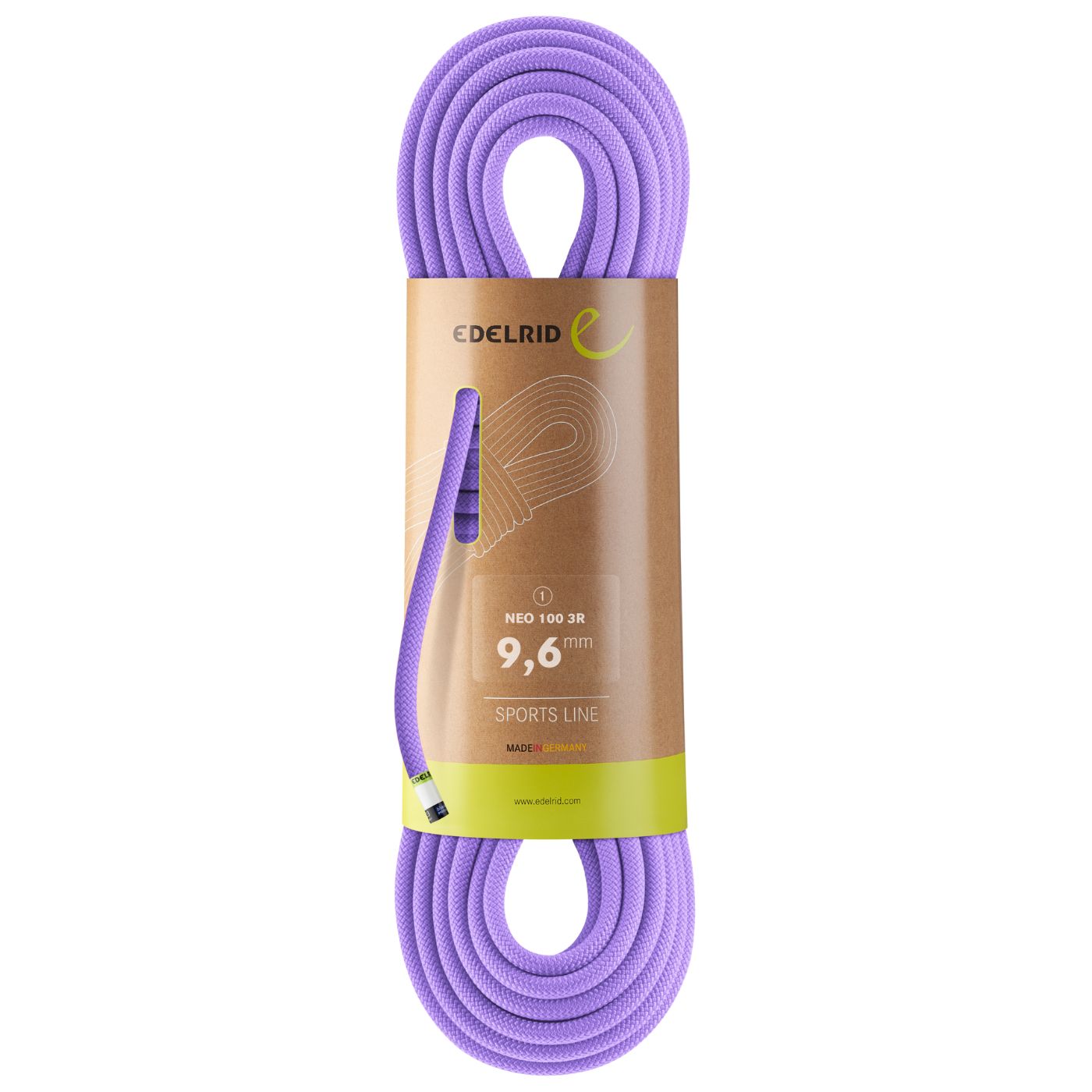 Edelrid Neo 100 3R recycled - Lavender, 50m | 9,6mm Edelrid Neo 100 3R recycled - Lavender, 50m | 9,6mm von Edelrid