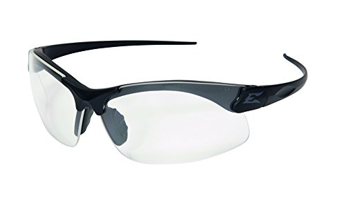 Edge Tactical Safety Eyewear, Sharp Edge, matt Schwarz, antikratzbeschichtet, beschlagfreie Vapo Shield Gläser von Eagle Claw