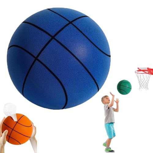 Eevhrqw Silent Shot Basketball,Train Hoop Basketball,Train Hoop Basketball,Silent Basketball,Bouncing Silent Training Basketball, Uncoated High Density Foam Ball, Soft, Flexible von Eevhrqw