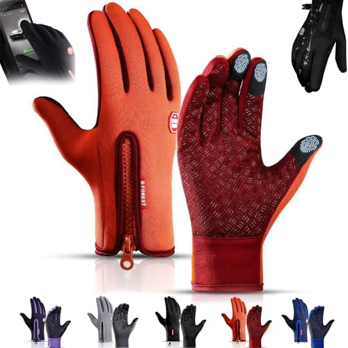 Handschuhe,Thermo Slim Handschuhe naturvibes,naturvibes Thermo Slim Handschuhe,Thermal Gloves Anti Slip Touch Screen Gloves,Winter Waterproof Ladies Gloves,Mens Driving Gloves,warm Winter Gloves von Eevhrqw