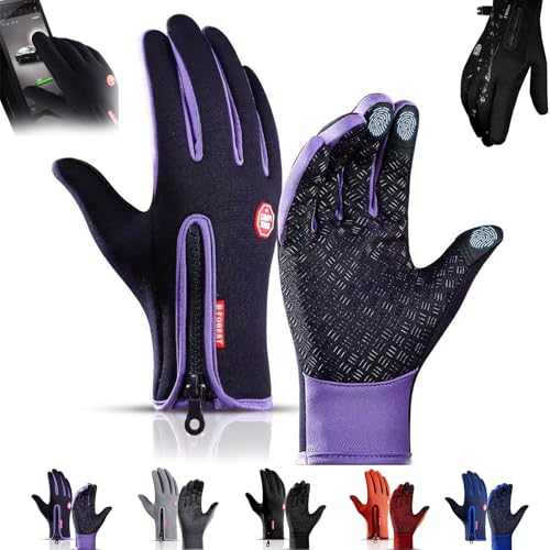 Handschuhe,Thermo Slim Handschuhe naturvibes,naturvibes Thermo Slim Handschuhe,Thermal Gloves Anti Slip Touch Screen Gloves,Winter Waterproof Ladies Gloves,Mens Driving Gloves,warm Winter Gloves von Eevhrqw