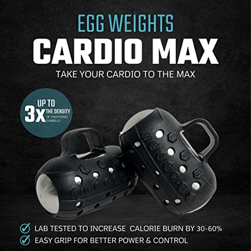 Egg Weights 3.0 Set (1,5 Stück pro Ei) Handhantel-Sets für Männer und Frauen, Handfreie Gewichte für Kickboxen, Schattenboxen, Yoga und mehr (je 1,4 kg - 7 kg) Next Generation Hantel von Egg Weights