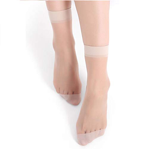 Egurs 10 Pairs ultradünne kristallklare elastische Socken der Frauen Ankle Socken weiche Seidenstrümpfe Farbe Egurs 10 Pairs ultradünne kristallklare elastische Socken der Frauen Ankle Socken weiche Seidenstrümpfe Farbe von Egurs