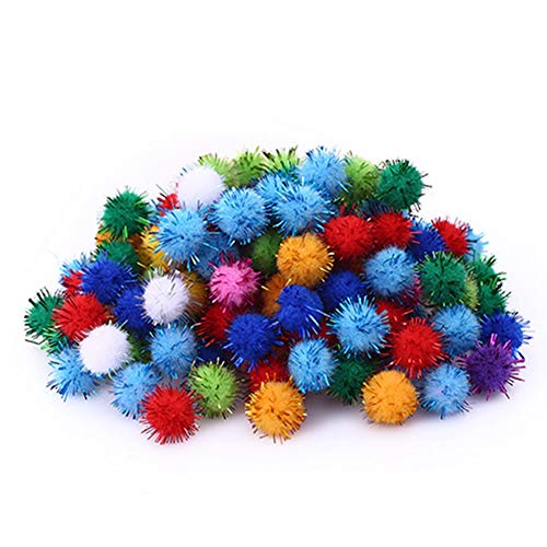 Egurs 520 Stück Mix Größe Glitzer-Pompons 1-3cm,Farben Mischen Egurs 520 Stück Mix Größe Glitzer-Pompons 1-3cm,Farben Mischen von Egurs