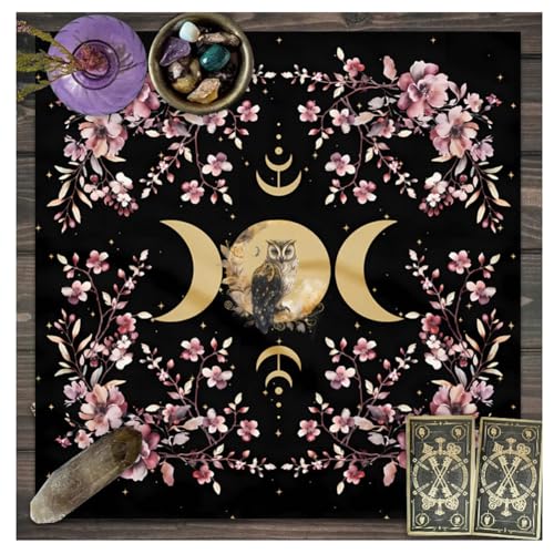 Egurs Altar Tarot Tischdecke Altartuch Mond Phases Blumen Tarotkarten Tuch Quadratisch Altardecke Alter Hexerei Spread Cloth Spiritueller Himmlisches Wandteppich Homedeko Stil 6 75x75cm Egurs Altar Tarot Tischdecke Altartuch Mond Phases Blumen Tarotkarten Tuch Quadratisch Altardecke Alter Hexerei Spread Cloth Spiritueller Himmlisches Wandteppich Homedeko Stil 6 75x75cm von Egurs