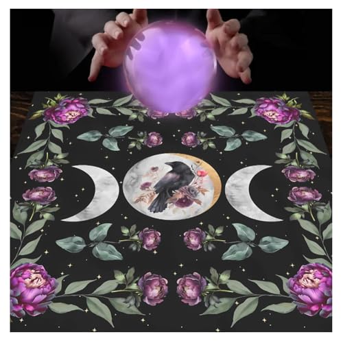 Egurs Altar Tarot Tischdecke Altartuch Mond Phases Blumen Tarotkarten Tuch Quadratisch Altardecke Alter Hexerei Spread Cloth Spiritueller Himmlisches Wandteppich Homedeko Stil 7 49x49cm Egurs Altar Tarot Tischdecke Altartuch Mond Phases Blumen Tarotkarten Tuch Quadratisch Altardecke Alter Hexerei Spread Cloth Spiritueller Himmlisches Wandteppich Homedeko Stil 7 49x49cm von Egurs