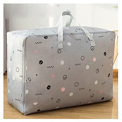 Egurs Aufbewahrungstasche für Bettdecken Bettwäsche Kleidung mit Reißverschluss Klamotten Aufbewahrung Kleidertasche Bettzeug Schutztasche Organizer grau XXL=70 * 50 * 30CM Egurs Aufbewahrungstasche für Bettdecken Bettwäsche Kleidung mit Reißverschluss Klamotten Aufbewahrung Kleidertasche Bettzeug Schutztasche Organizer grau XXL=70 * 50 * 30CM von Egurs
