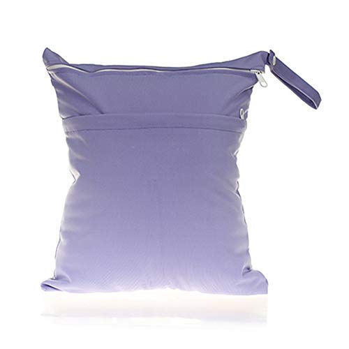 Egurs Baby Wickeltasche Baby wasserdichte Doppel Reißverschluss Windel Tasche Waschbar Trocken Nass Windel Reise Verpackung Beutel Organizer Tasche Lila Egurs Baby Wickeltasche Baby wasserdichte Doppel Reißverschluss Windel Tasche Waschbar Trocken Nass Windel Reise Verpackung Beutel Organizer Tasche Lila von Egurs