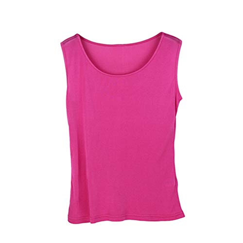 Egurs Damen Tank Top aus 100% Natur Seide,Komfortabel Rose Red XL Egurs Damen Tank Top aus 100% Natur Seide,Komfortabel Rose Red XL von Egurs