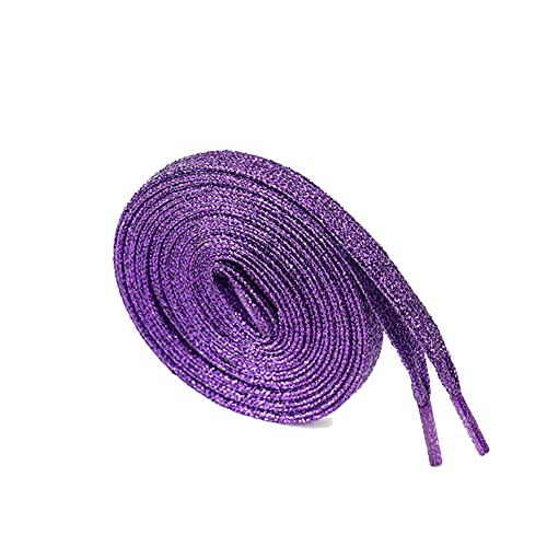 Egurs Glitzer Schnürsenkel 1 Paar 110cm Bunt Metallisch Flache Schnürsenkel Reißfest Bling Schuhbänder Shoelaces für Sneakers Sportschuhe Laufschuhe Turnschuhe,16 Farben optional Dunkelviolett Egurs Glitzer Schnürsenkel 1 Paar 110cm Bunt Metallisch Flache Schnürsenkel Reißfest Bling Schuhbänder Shoelaces für Sneakers Sportschuhe Laufschuhe Turnschuhe,16 Farben optional Dunkelviolett von Egurs