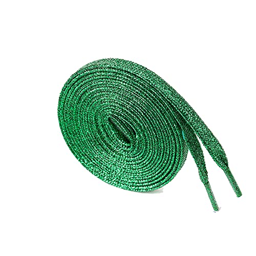 Egurs Glitzer Schnürsenkel 1 Paar 110cm Bunt Metallisch Flache Schnürsenkel Reißfest Bling Schuhbänder Shoelaces für Sneakers Sportschuhe Laufschuhe Turnschuhe,16 Farben optional Gras-Grün Egurs Glitzer Schnürsenkel 1 Paar 110cm Bunt Metallisch Flache Schnürsenkel Reißfest Bling Schuhbänder Shoelaces für Sneakers Sportschuhe Laufschuhe Turnschuhe,16 Farben optional Gras-Grün von Egurs