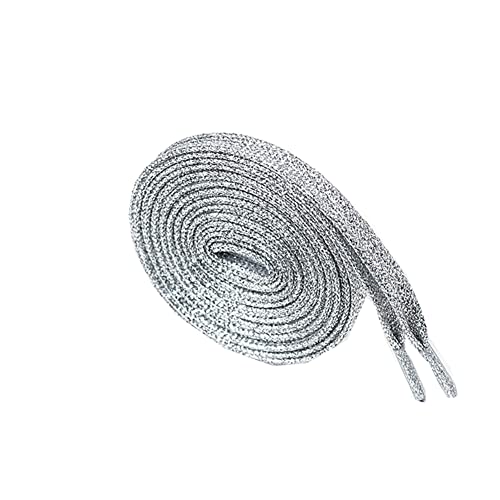 Egurs Glitzer Schnürsenkel 1 Paar 110cm Bunt Metallisch Flache Schnürsenkel Reißfest Bling Schuhbänder Shoelaces für Sneakers Sportschuhe Laufschuhe Turnschuhe,16 Farben optional Silber Egurs Glitzer Schnürsenkel 1 Paar 110cm Bunt Metallisch Flache Schnürsenkel Reißfest Bling Schuhbänder Shoelaces für Sneakers Sportschuhe Laufschuhe Turnschuhe,16 Farben optional Silber von Egurs