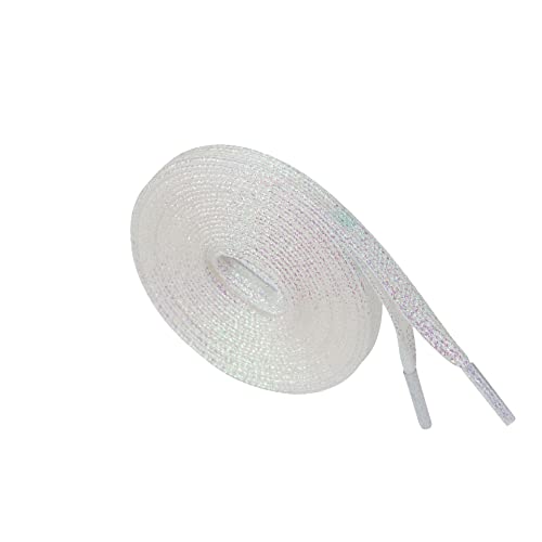 Egurs Glitzer Schnürsenkel 1 Paar 110cm Bunt Metallisch Flache Schnürsenkel Reißfest Bling Schuhbänder Shoelaces für Sneakers Sportschuhe Laufschuhe Turnschuhe,16 Farben optional Weiß Egurs Glitzer Schnürsenkel 1 Paar 110cm Bunt Metallisch Flache Schnürsenkel Reißfest Bling Schuhbänder Shoelaces für Sneakers Sportschuhe Laufschuhe Turnschuhe,16 Farben optional Weiß von Egurs