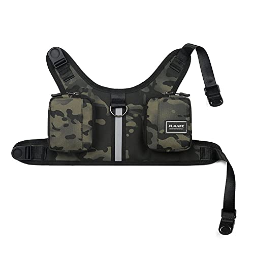 Egurs Hunderucksack Nylon Geschirr Hund Rucksack Tägliches Spazierengehen Camping Wandern Hund Rucksack für mittelgroße und große Hunde Reise Hund Rucksack Camouflage von Egurs