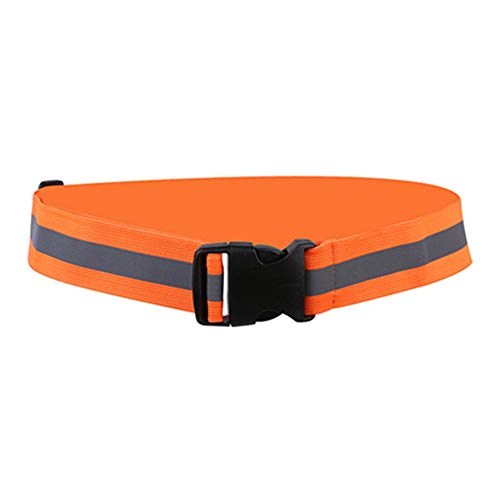 Egurs Reflektierender Gürtel Hohe Sichtbarkeit Reflektor Gürtel für Herren, Damen und Kinder Orange Egurs Reflektierender Gürtel Hohe Sichtbarkeit Reflektor Gürtel für Herren, Damen und Kinder Orange von Egurs