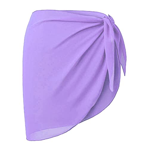 Egurs Strand Wrap Sarong Vertuschung Chiffon Badeanzug Wickelröcke Damen Sommer Strand Sarong Halb Bademode Bikini Cover Up Sexy Strandkleid Urlaubszubehör Lila Egurs Strand Wrap Sarong Vertuschung Chiffon Badeanzug Wickelröcke Damen Sommer Strand Sarong Halb Bademode Bikini Cover Up Sexy Strandkleid Urlaubszubehör Lila von Egurs