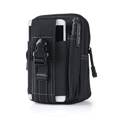 Egurs Taktische Gürteltasche | Universal Outdoor EDC Militär Holster Wallet Wallet Pouch Handytasche mit Reißverschluss für iPhone 8 7 6s Plus Samsung Galaxy S9 S7 LG HTC und mehr schwarz Egurs Taktische Gürteltasche | Universal Outdoor EDC Militär Holster Wallet Wallet Pouch Handytasche mit Reißverschluss für iPhone 8 7 6s Plus Samsung Galaxy S9 S7 LG HTC und mehr schwarz von Egurs