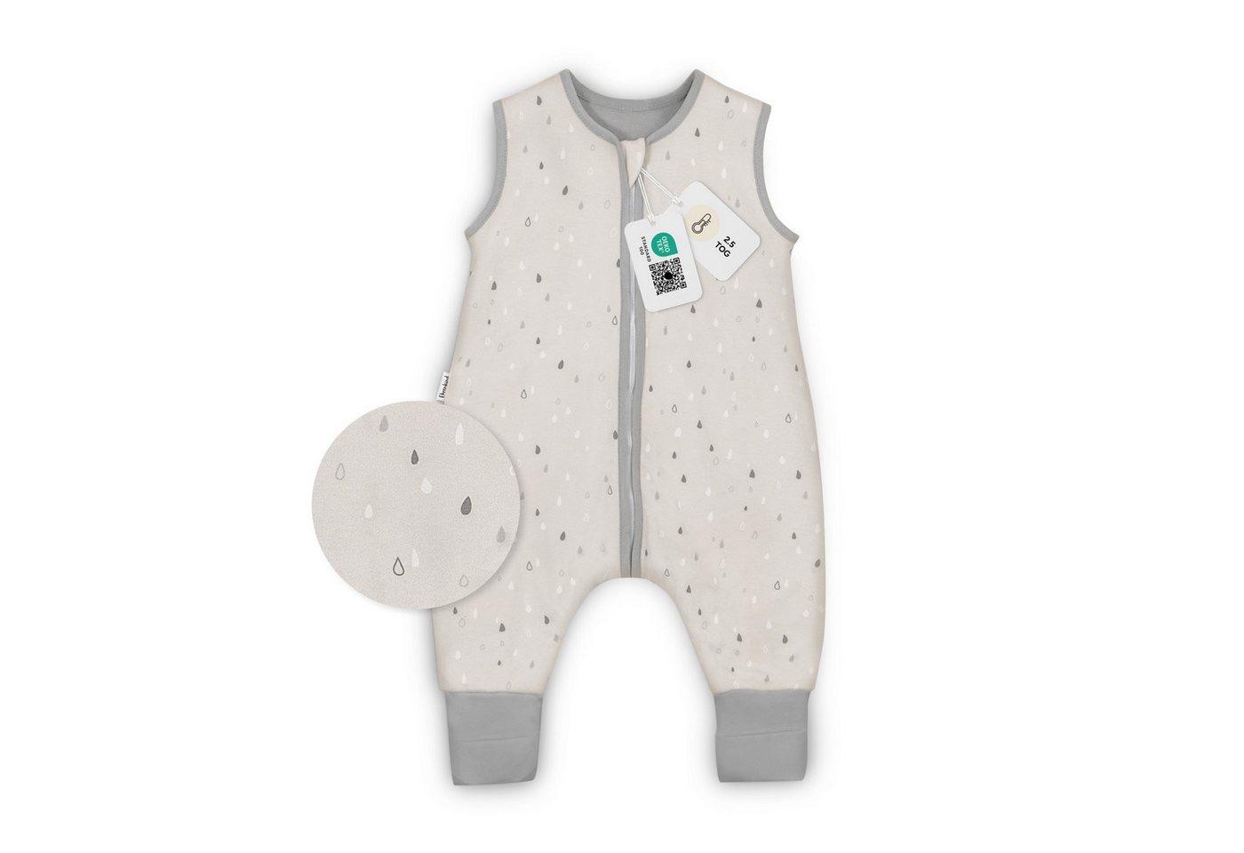 Ehrenkind Babyschlafsack Schlafsack mit Füßen 2.5 TOG, Bio-Baumwolle, Ganzjahr (Standard by OEKO-TEX, 100% Bio-Baumwolle, Ganzjahresschlafsack mit Beinen, 2.5 TOG), Baby Schlafsack, Schlafsack Baby von Ehrenkind