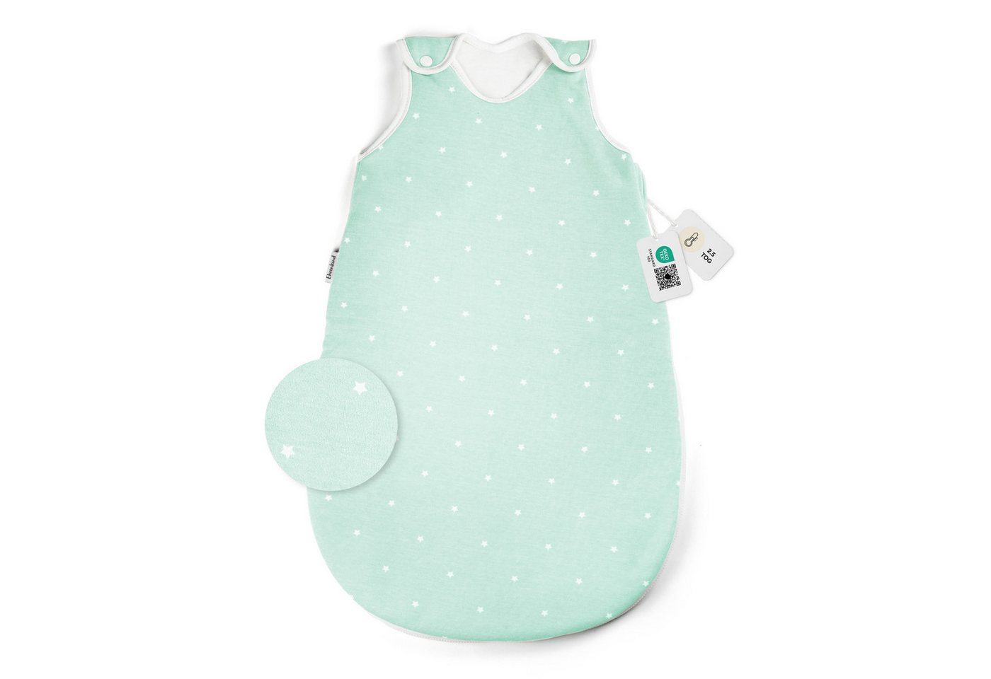 Ehrenkind Babyschlafsack Sommer, Rund, Bio-Baumwolle (Standard by OEKO-TEX, 100% Bio-Baumwolle, Sommerschlafsack, 1.0 TOG), Schlafsack Baby, Baby Schlafsack Ehrenkind Babyschlafsack Sommer, Rund, Bio-Baumwolle (Standard by OEKO-TEX, 100% Bio-Baumwolle, Sommerschlafsack, 1.0 TOG), Schlafsack Baby, Baby Schlafsack von Ehrenkind
