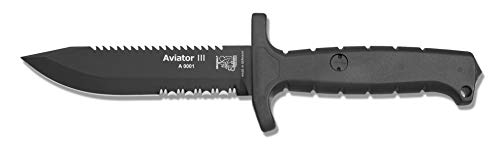 Eickhorn Kampfmesser Aviator III, Kohlenstoffstahl, Glasfaserverstärktes Nylon, 27 cm, 225 g, Schwarz, Survival, Made in Germany Eickhorn Kampfmesser Aviator III, Kohlenstoffstahl, Glasfaserverstärktes Nylon, 27 cm, 225 g, Schwarz, Survival, Made in Germany von Eickhorn