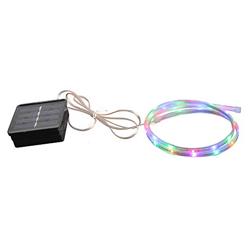 Eighosee 1 x LED-Basketballkorb-Beleuchtung, 100 cm, Solar-Lichtband, Basketballfelge, Spielen bei Nacht, Basketball-Zubehör, Befestigung von Eighosee