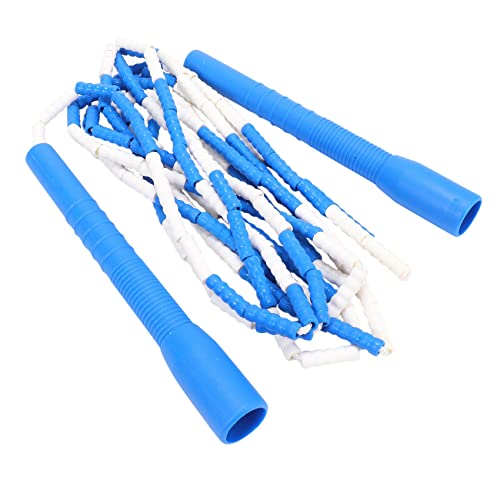 Eighosee Hoch Wertige PVC Familien Sport Spring Seil Kinder Phantasie Bambus Spring Seil Rutschfester Harte Perle Yoga Seil Seil Seil ÜBerspringen Blau von Eighosee