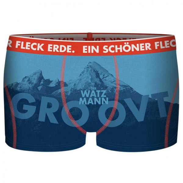 Ein schöner Fleck Erde - Der Watzmann Groovt - Unterhose Gr M blau von Ein schöner Fleck Erde