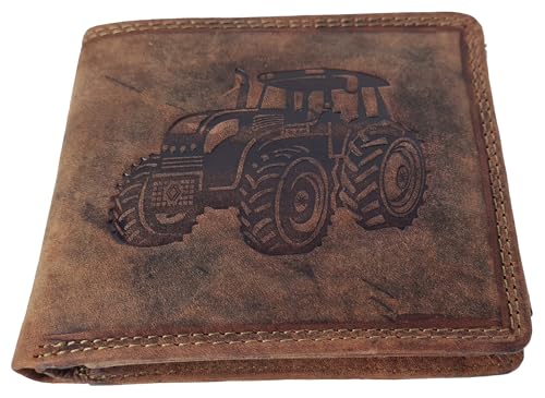 Einkaufszauber Echt Leder Geldbeutel Traktor Rustikal Landwirtschaft Einkaufszauber Echt Leder Geldbeutel Traktor Rustikal Landwirtschaft von Einkaufszauber