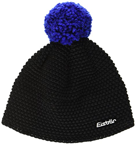 Eisbär Jamie Pompon Mütze, schwarz-Blitzblau, One Size Eisbär Jamie Pompon Mütze, schwarz-Blitzblau, One Size von Eisbär