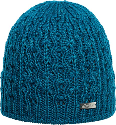 Eisglut Damen Emilial Merino Strickmütze, Fjord, M 57-58cm Eisglut Damen Emilial Merino Strickmütze, Fjord, M 57-58cm von Eisglut