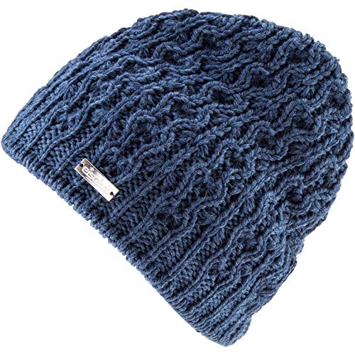 Eisglut Damen Emilial Merino Strickmütze, Jeans, M 57-58cm Eisglut Damen Emilial Merino Strickmütze, Jeans, M 57-58cm von Eisglut