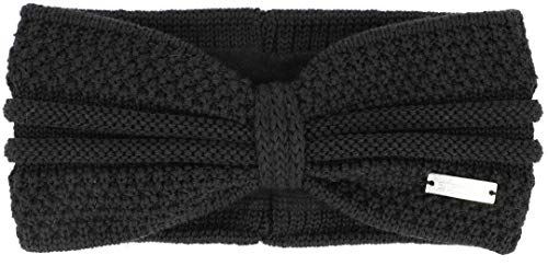 Eisglut Damen Stirnband Esmeraldal Merino, Schwarz, M 57-58cm, 19136 von Eisglut