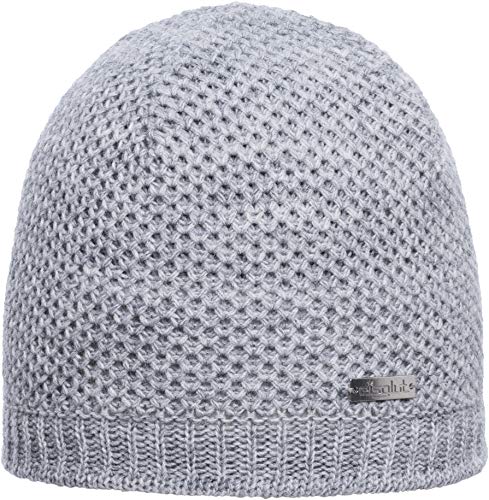 Eisglut Damen Fayl Strickmütze, Silber Mel, M 57-58cm Eisglut Damen Fayl Strickmütze, Silber Mel, M 57-58cm von Eisglut