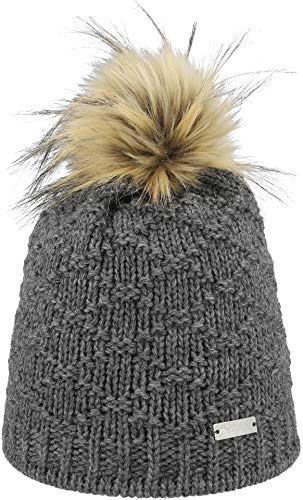 Eisglut Damen Ilka Mütze, grau Mel, M 57-58cm Eisglut Damen Ilka Mütze, grau Mel, M 57-58cm von Eisglut