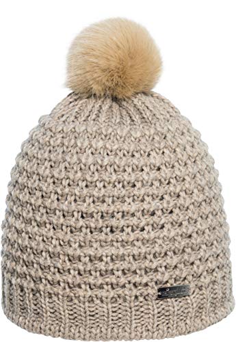 Eisglut Damen Johanna Mütze, beige Mel, M 57-58cm Eisglut Damen Johanna Mütze, beige Mel, M 57-58cm von Eisglut