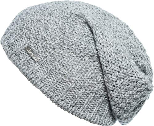 Eisglut Damen Miriaml Strickmütze, Silber Mel, M 57-58cm Eisglut Damen Miriaml Strickmütze, Silber Mel, M 57-58cm von Eisglut