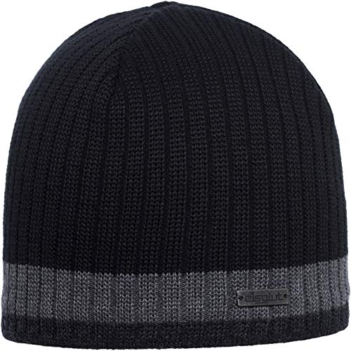 Eisglut Damen Styrmir Merino Strickmütze, SCHWARZ, M/57-58cm Eisglut Damen Styrmir Merino Strickmütze, SCHWARZ, M/57-58cm von Eisglut