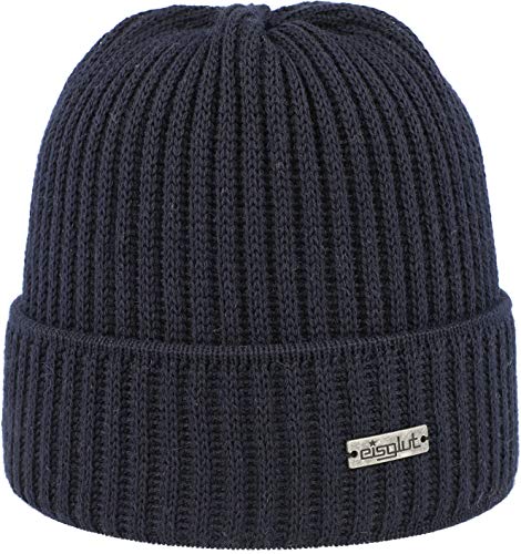 Eisglut Herren Jamesg Merino Strickmütze, Marine, M 57-58cm Eisglut Herren Jamesg Merino Strickmütze, Marine, M 57-58cm von Eisglut