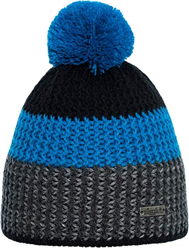 Eisglut Kinder Sykeskids Strickmütze, schwarz/Azur, S 55-56cm Eisglut Kinder Sykeskids Strickmütze, schwarz/Azur, S 55-56cm von Eisglut