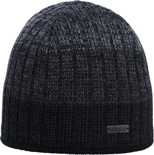 Eisglut Unisex Torsten Merino Mütze, Schwarz, Einheitsgröße EU Eisglut Unisex Torsten Merino Mütze, Schwarz, Einheitsgröße EU von Eisglut