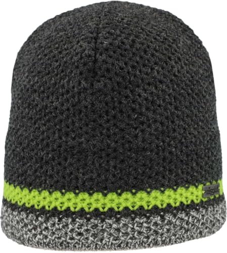 Eisglut Damen Frost Mütze, CAVIAR MEL./LIME GREEN, M/57-58cm EU von Eisglut